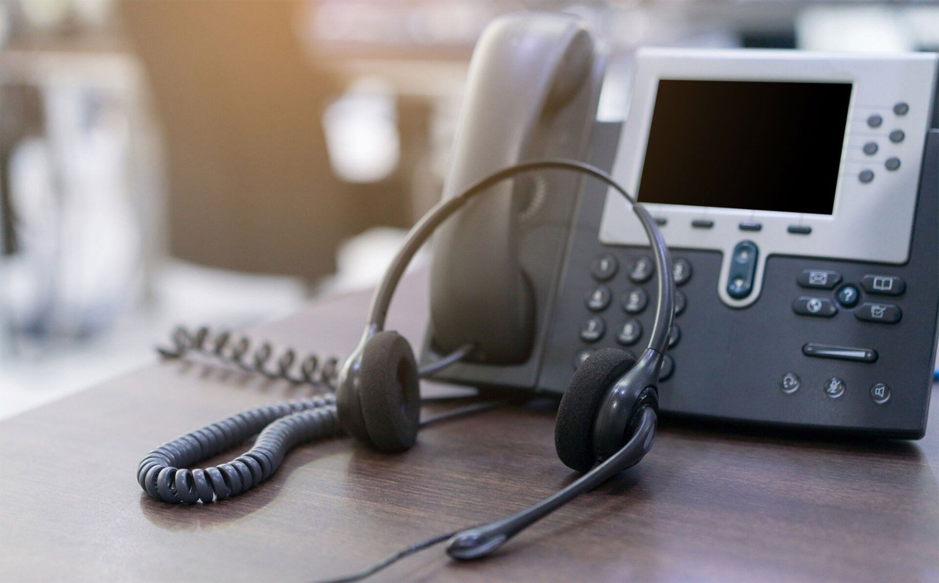 VoIP Telephone on Office Desk — Baton Rouge, LA — Myco-Com Inc