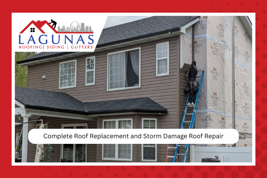Complete Roof Replacement and Storm Damage Roof Repair