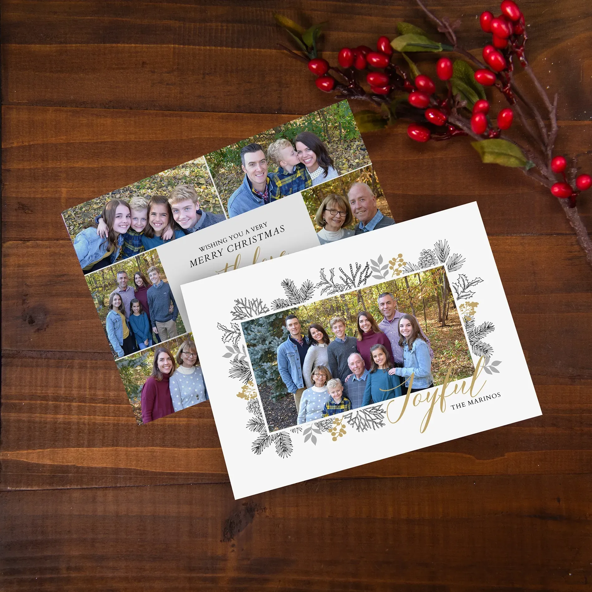 Greeting card on Table 