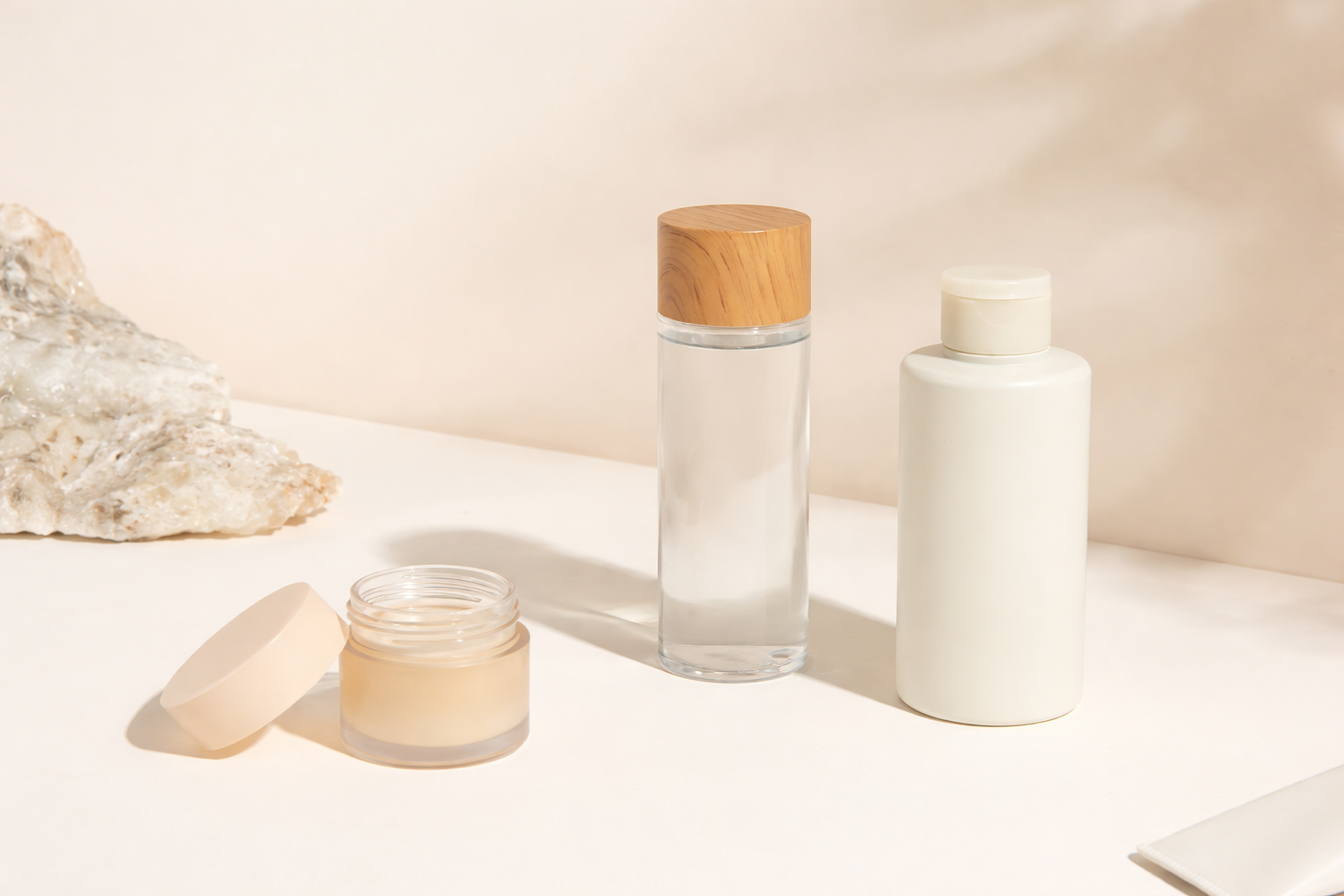 glass packing / skincare