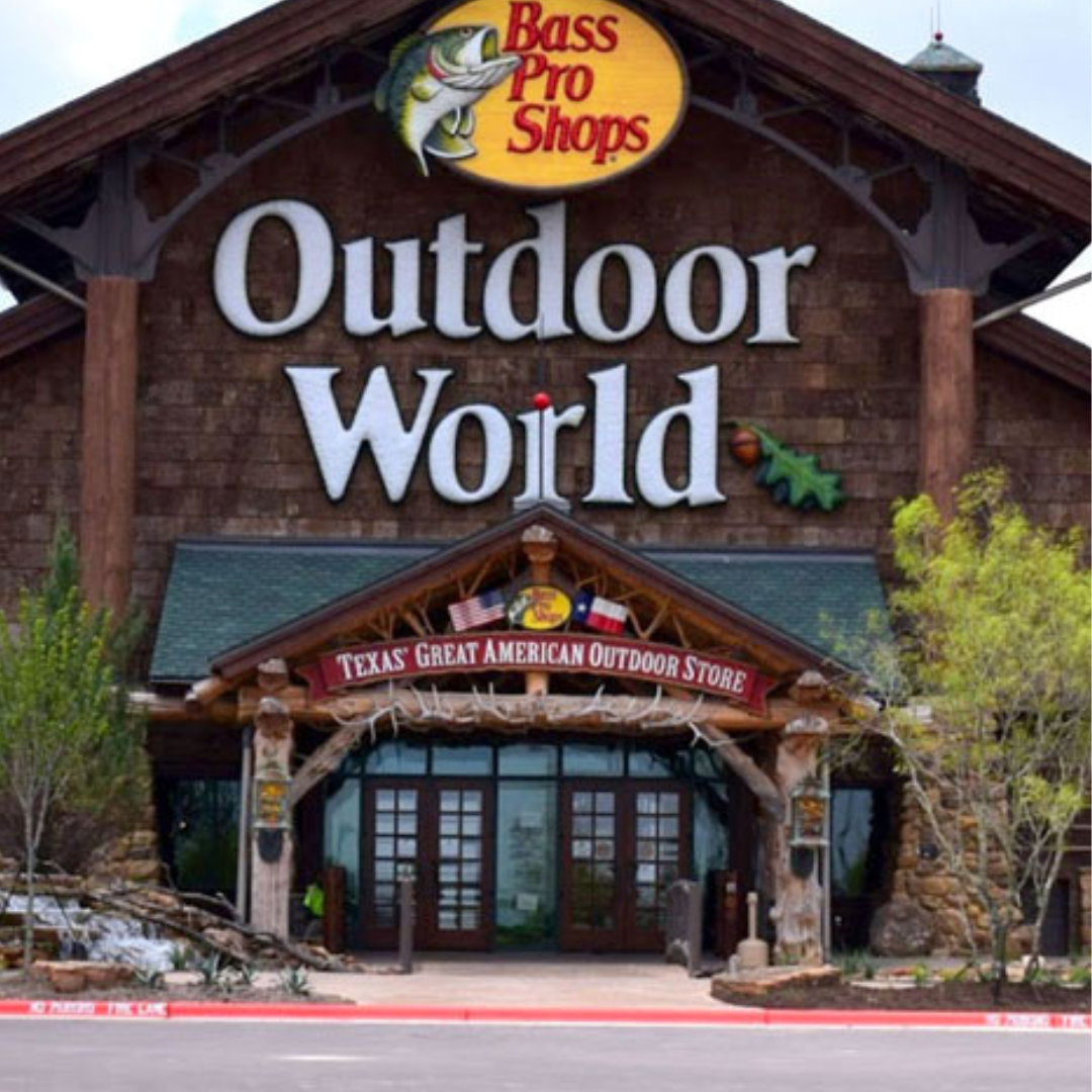 Enjoy shopping or bowling at Bass Pro shop