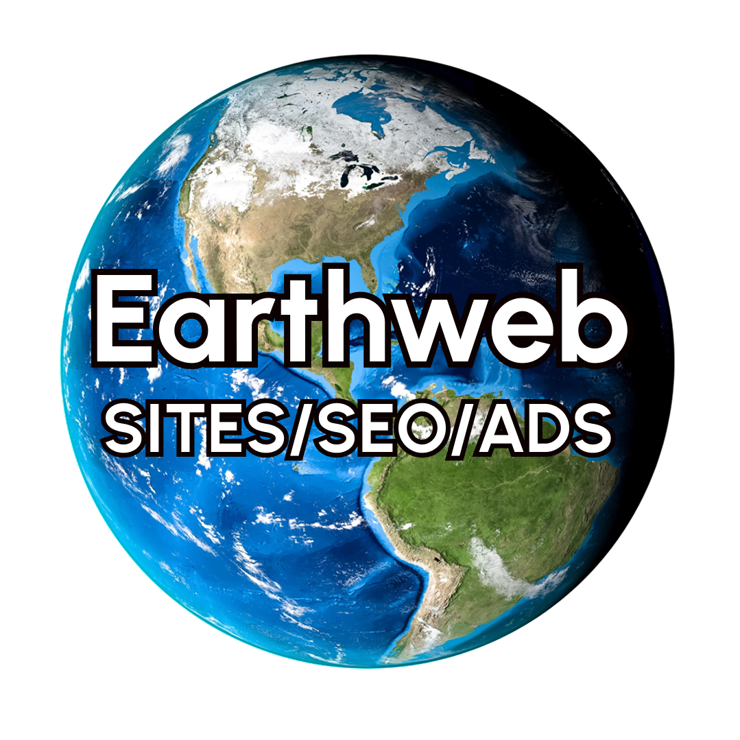 Earthweb Logo on an image of the earth