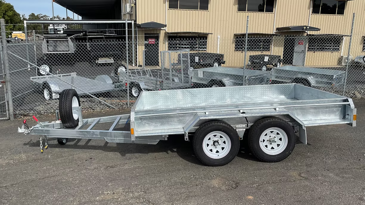 10 x 6 Galvanised Tandem Axle Box Trailer — Towform Trailers in Brocklehurst, NSW