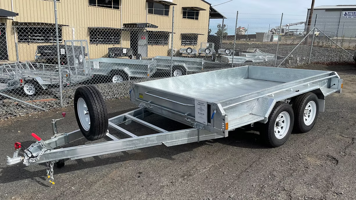 12 x 6 Galvanised Tandem Axle Box Trailer Heavy Duty — Towform Trailers in Brocklehurst, NSW