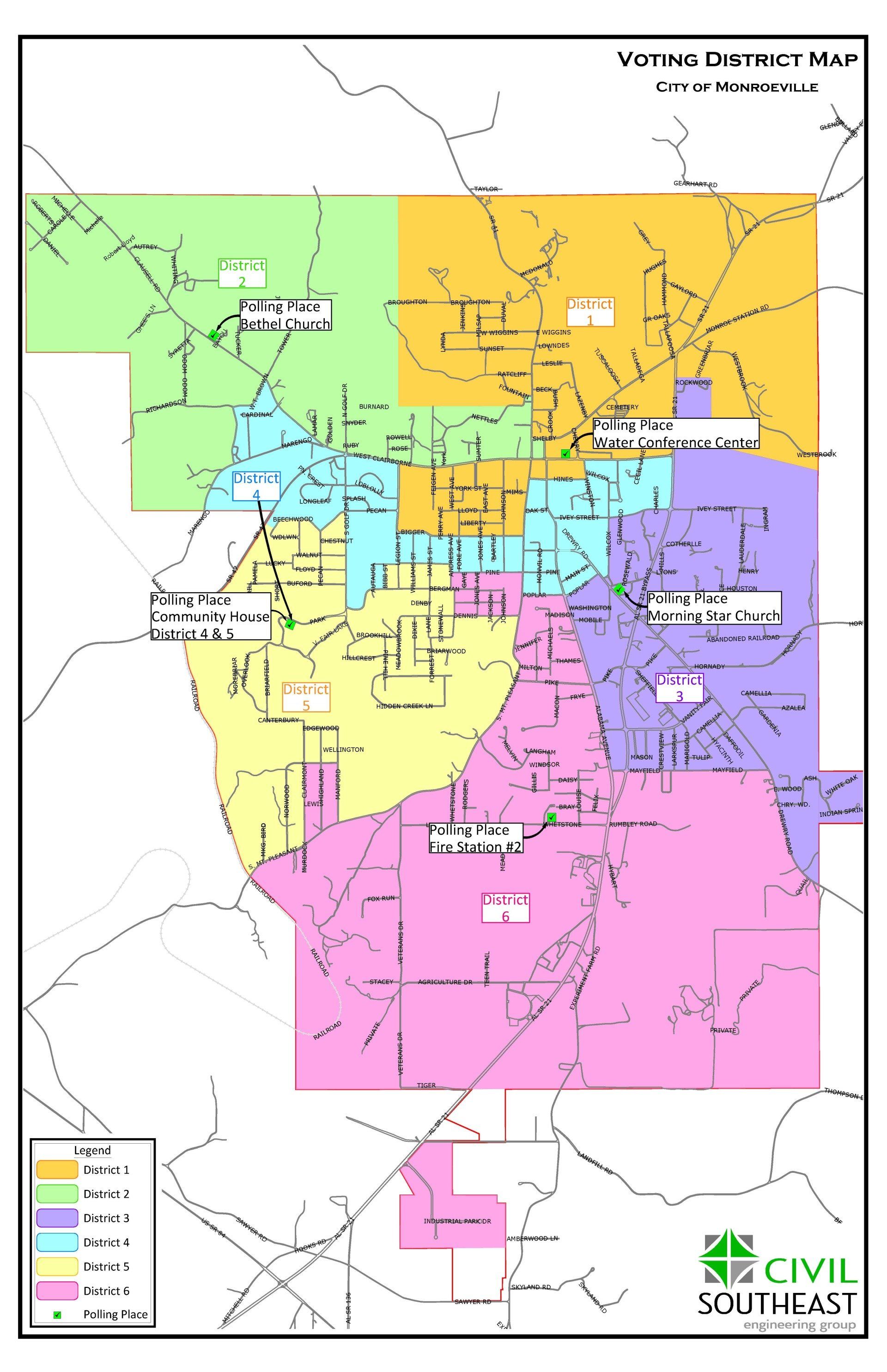 VOTING DISTRICT MAP