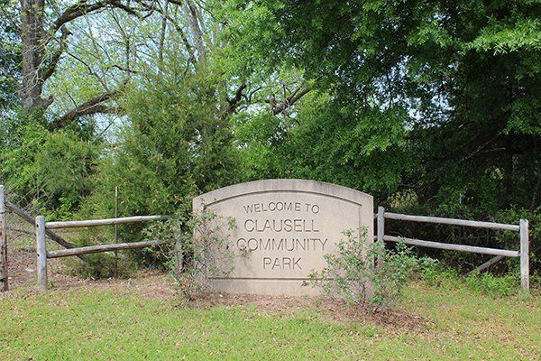 Clausell Park Entrance Sign