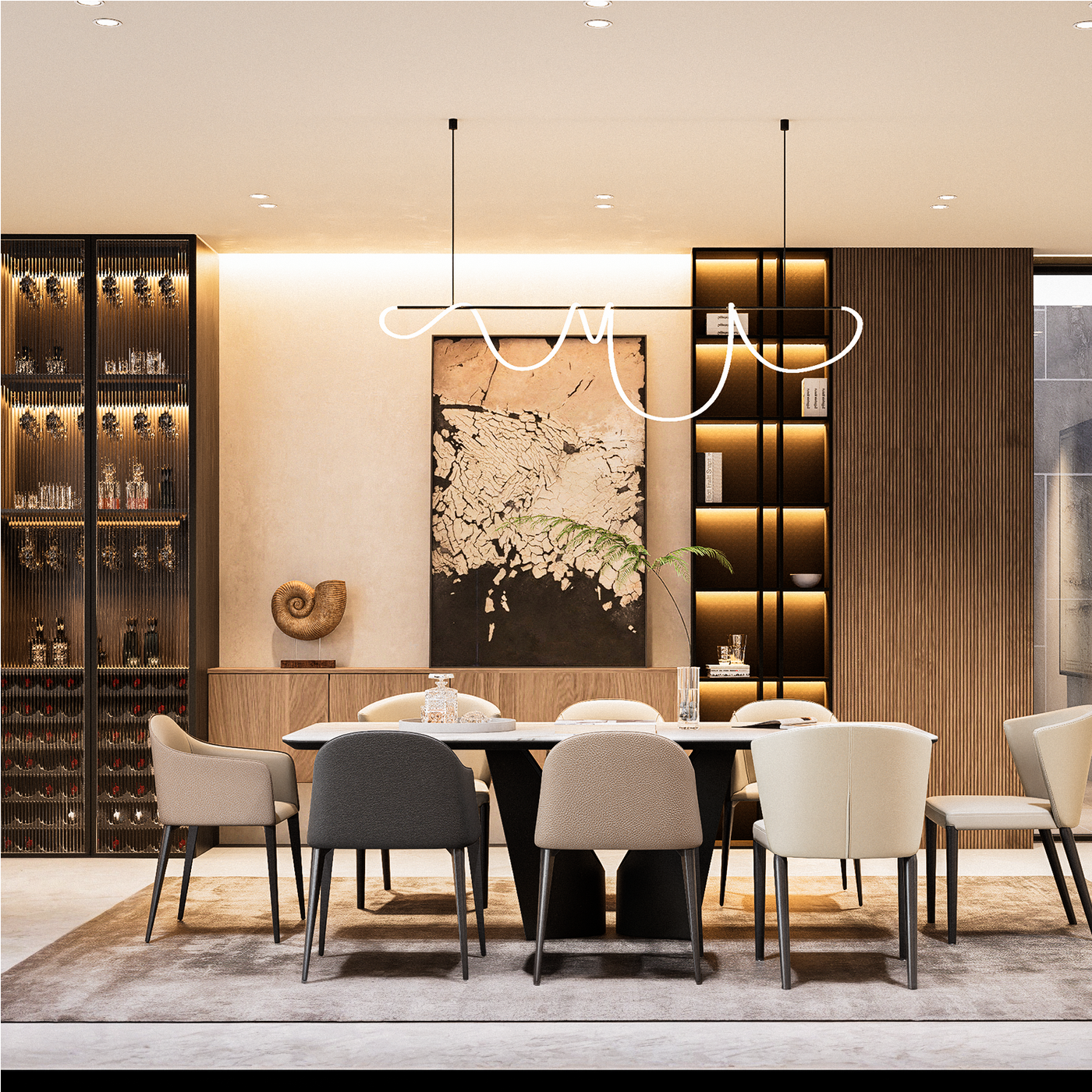 DISEÑO de residencia EN Renacimiento - OHMS ARQUITECTURA SPGG - N.L
