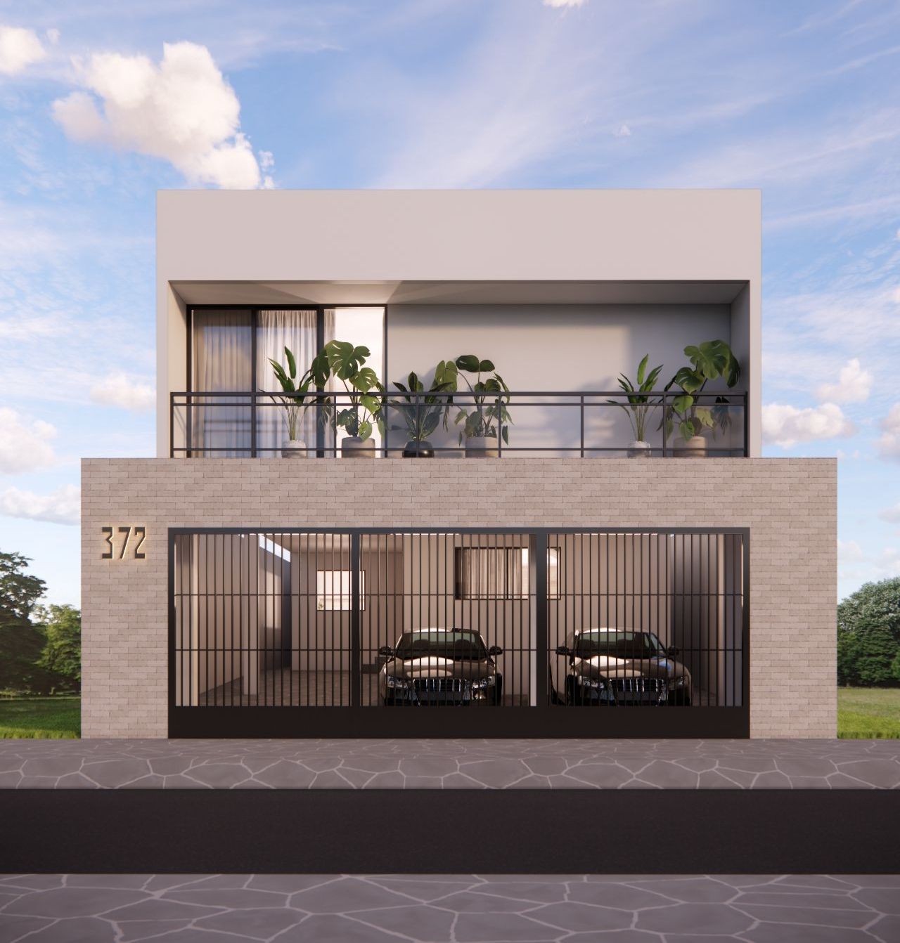 OHMS Arquitectura, fachada Renacimiento proyecto residencial