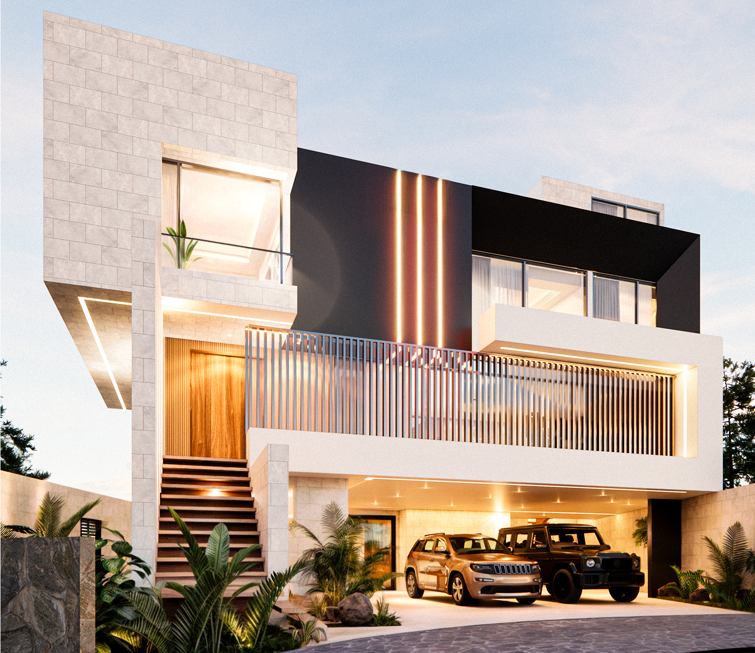 OHMS Arquitectura, fachada brisas del valle