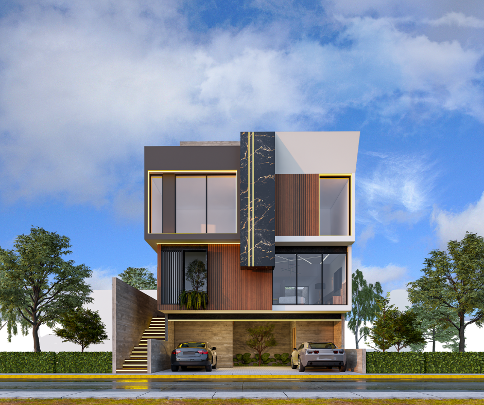 OHMS Arquitectura, fachada Renacimiento proyecto residencial