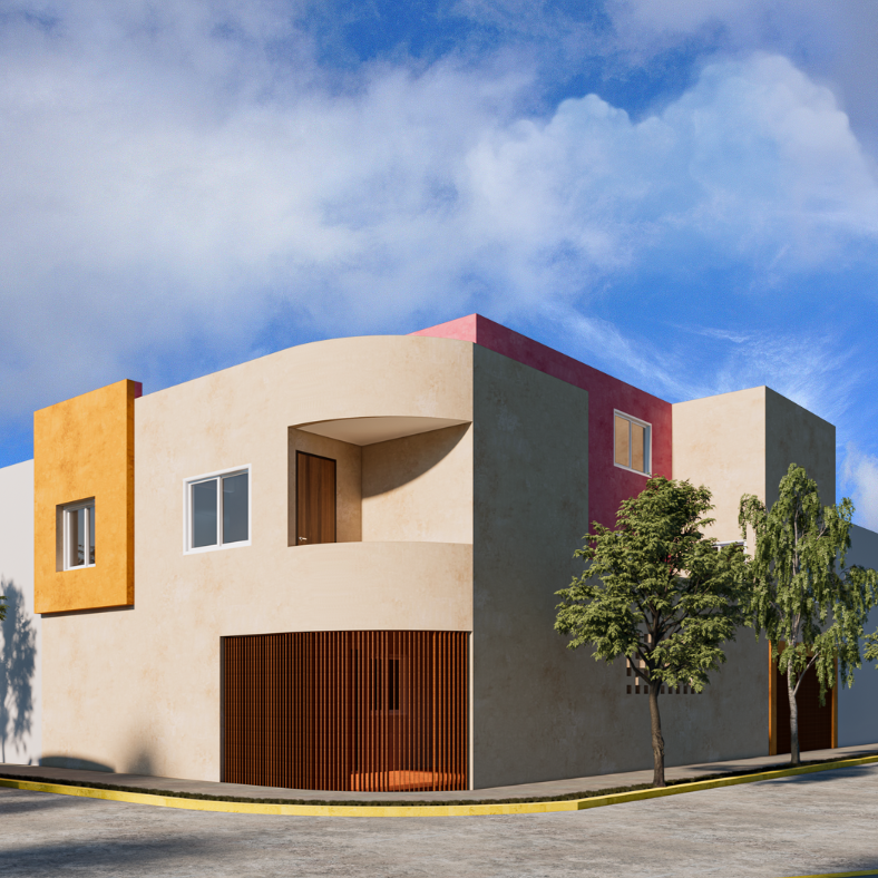 Casa diseño mexicano - OHMS Arquitectura