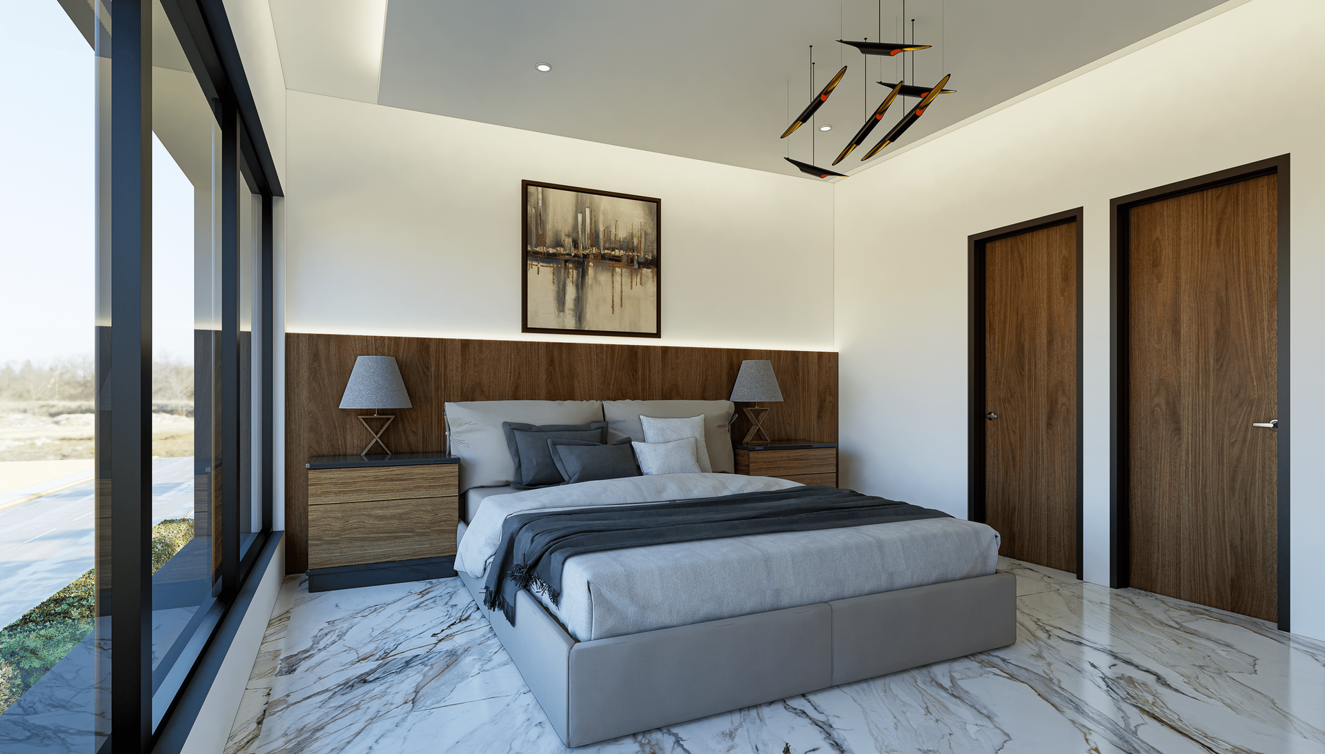 Ohms Arquitectura diseño de recamara moderna