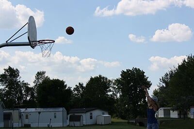 Basketball Court — Mobile Homes in Fort Wayne, IN