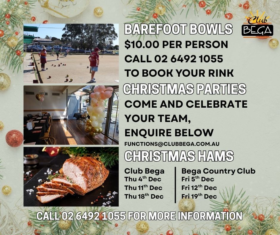 Christmas at Club Bega