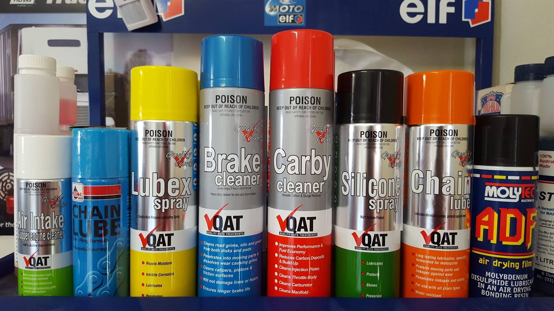 Row of Yoat Brand Aerosol Cans — Envirokleen Solutions In Slade Point, QLD