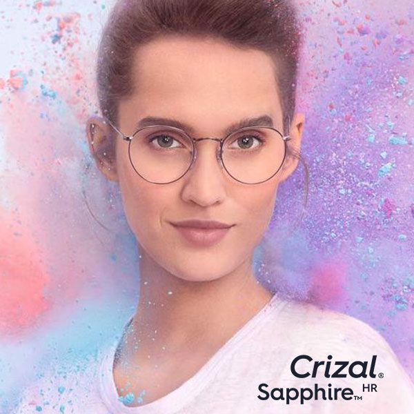 Crizal Sapphire anti-reflectie brillenglazen – Optiek Ridderkerk