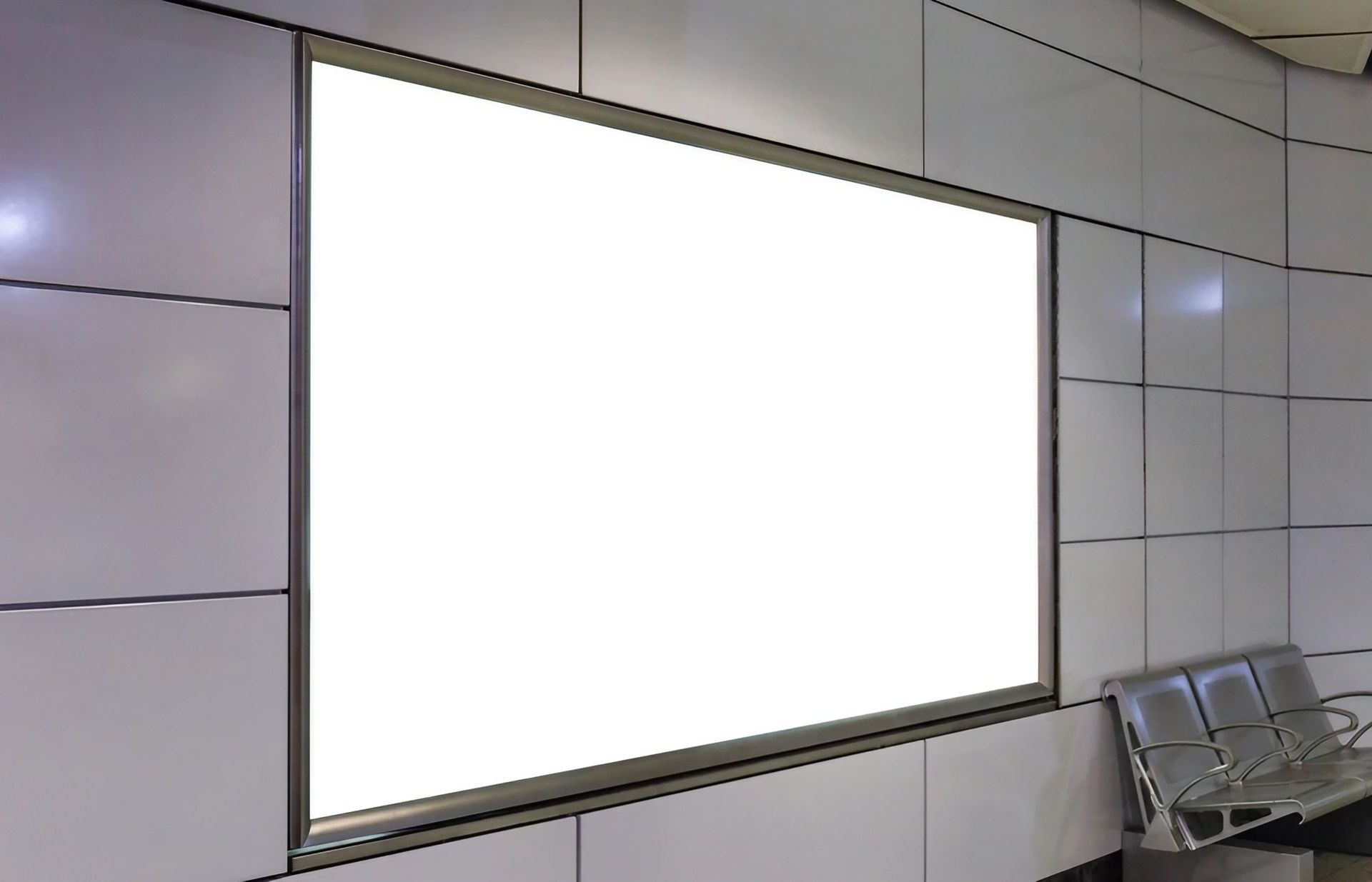 A Large White Board Is Hanging on A Wall Next to A Bench — Solarmaster in Gold Coast, QLD