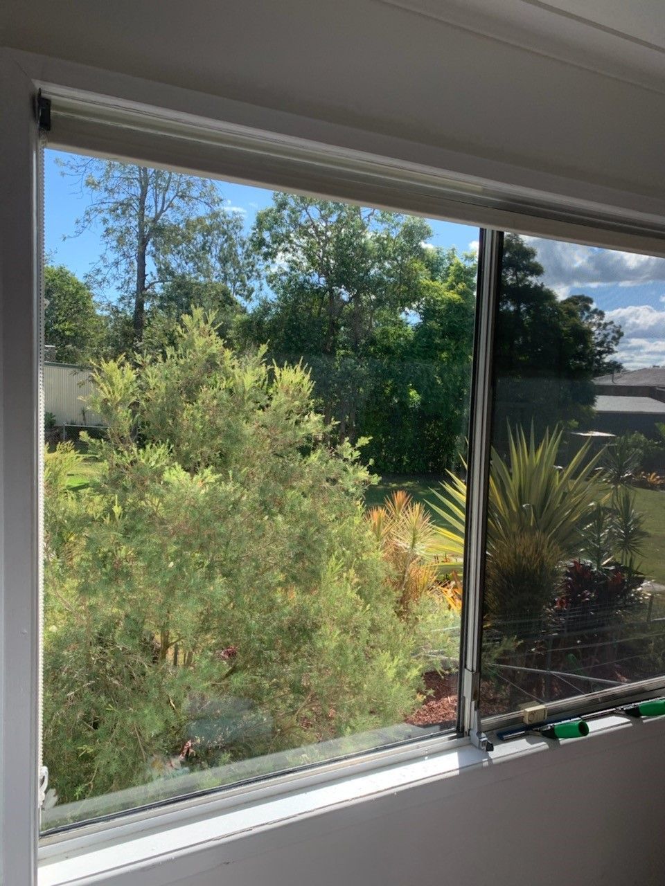A Glass Window Installing With A Tint