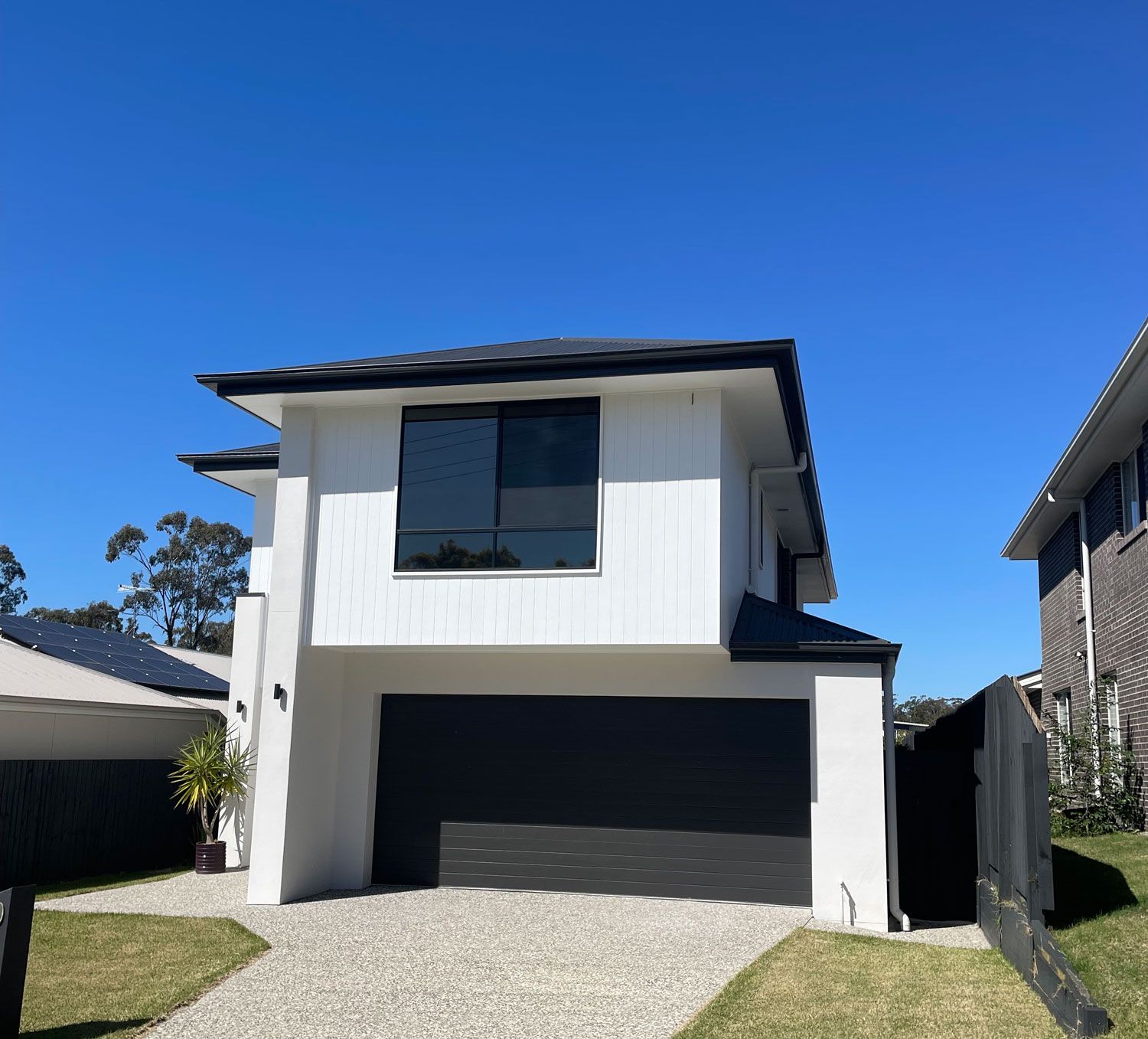 Tinted Window Of A Modern House
