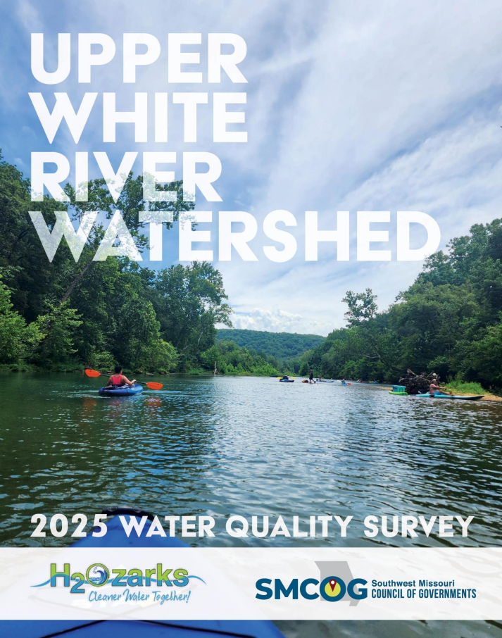 The cover of the 2024 annual report for h2ozarks