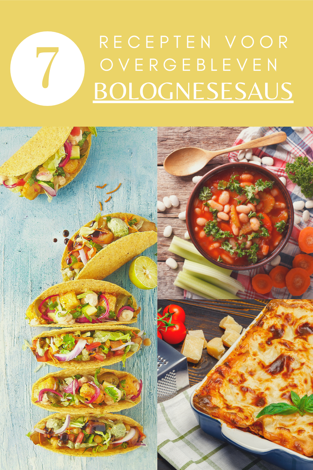 7 heerlijke recepten voor overgebleven bolognesesaus
