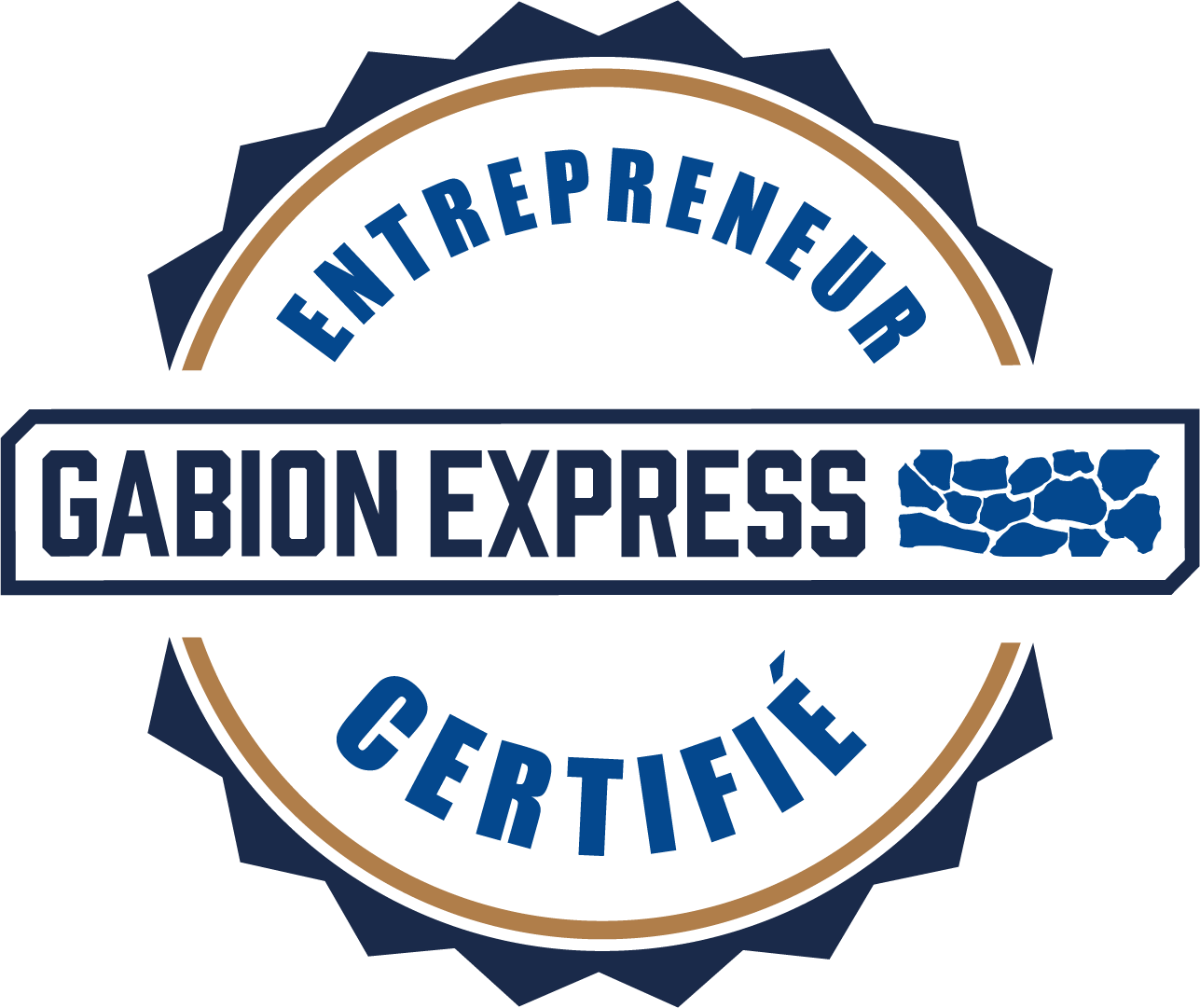 Un logo pour une entreprise appelée gabion express