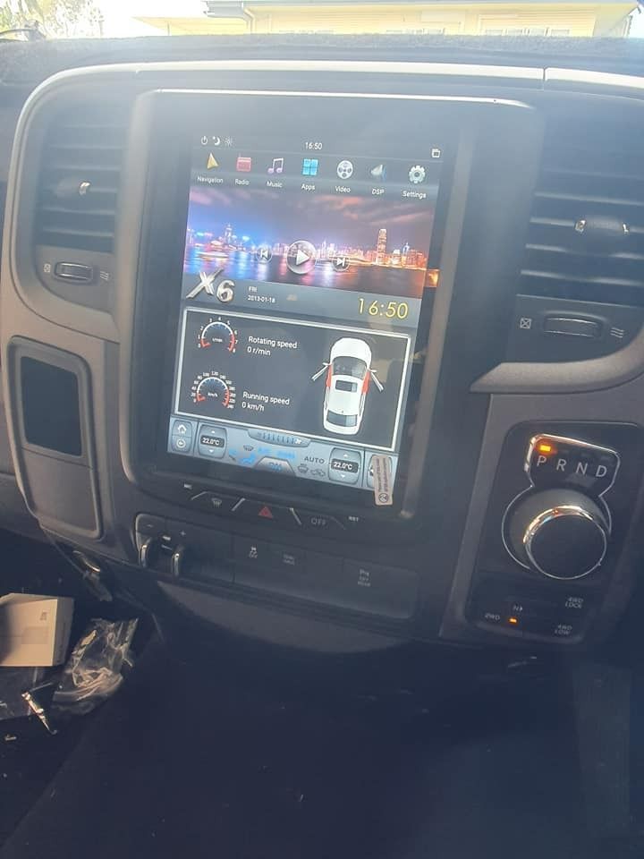 Dashboard With a Touchscreen Display — Townsville Car Audio Excellence in Townsville, QLD