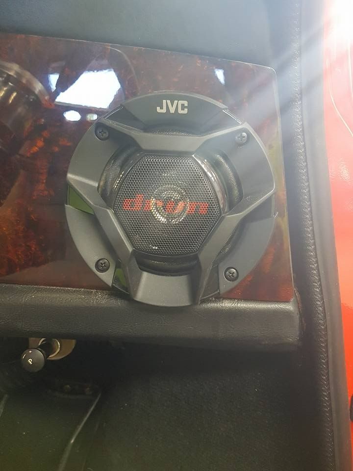 Close Up of a Jvc Speaker in a Car — Townsville Car Audio Excellence in Townsville, QLD