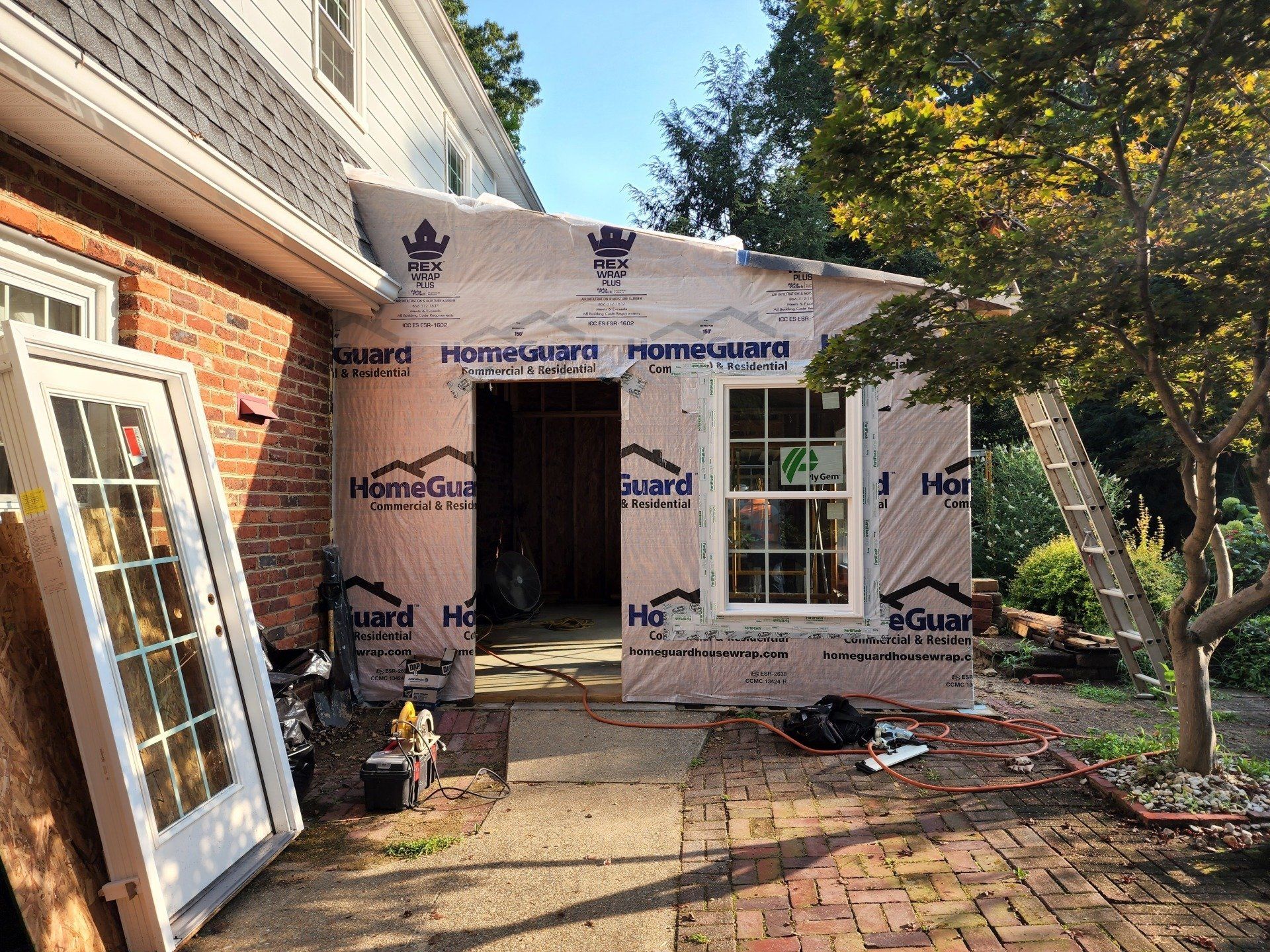 Installing Front Door — Chester, VA — ARW Contracting, Inc.