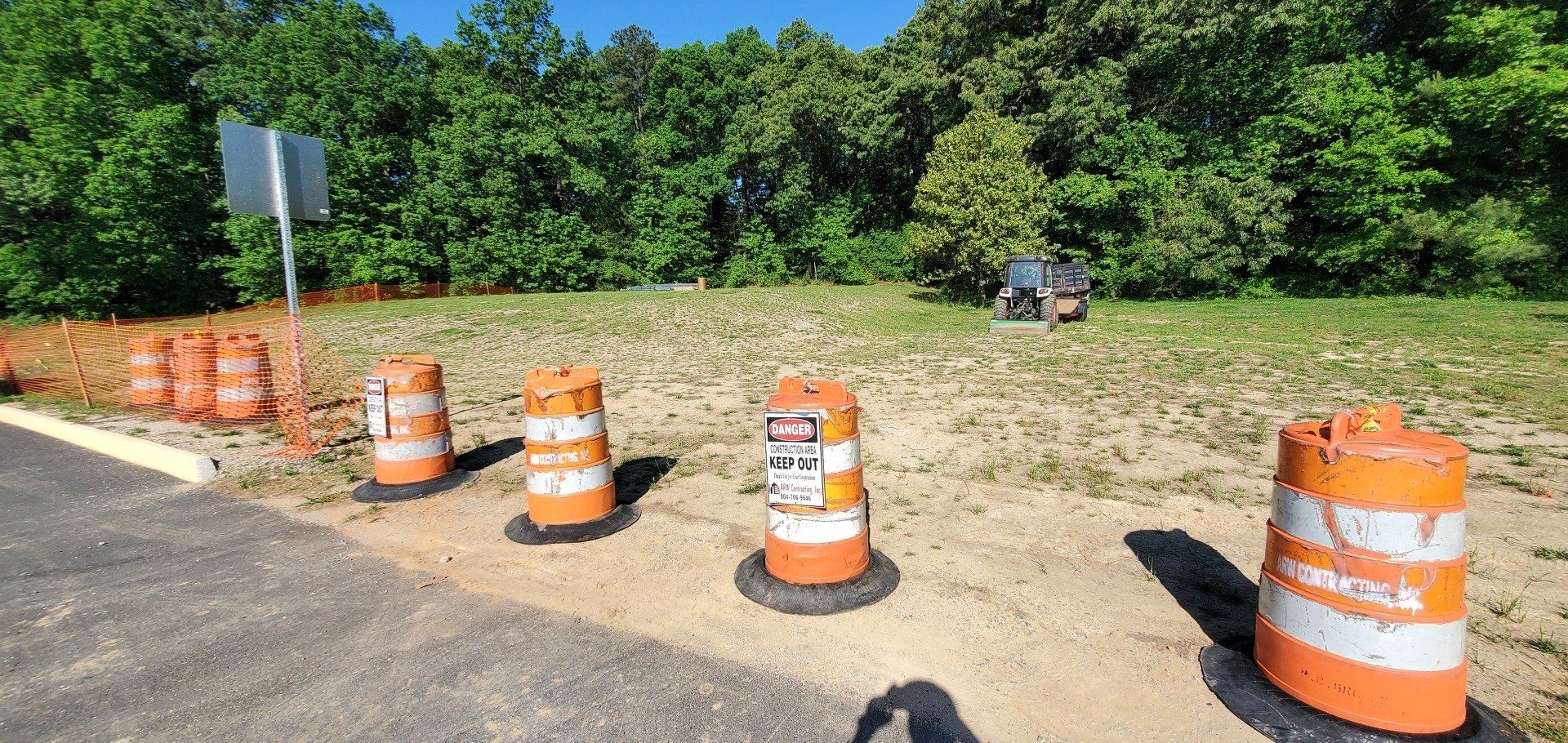 Before Ground Breaking Greenhouse Project - Chester, VA - ARW Contracting Inc.