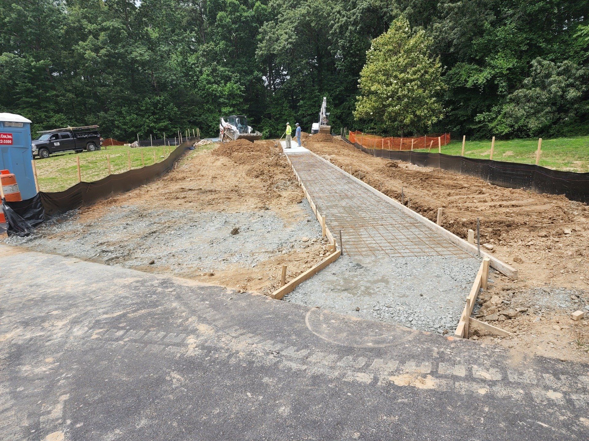 Building Walkway - Chester, VA - ARW Contracting Inc.