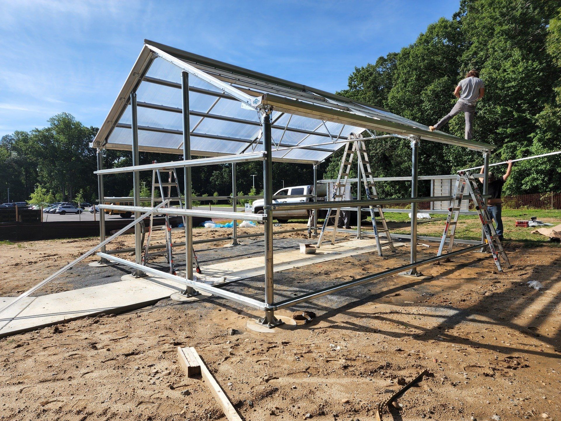 In Progress Greenhouse Project - Chester, VA - ARW Contracting Inc.