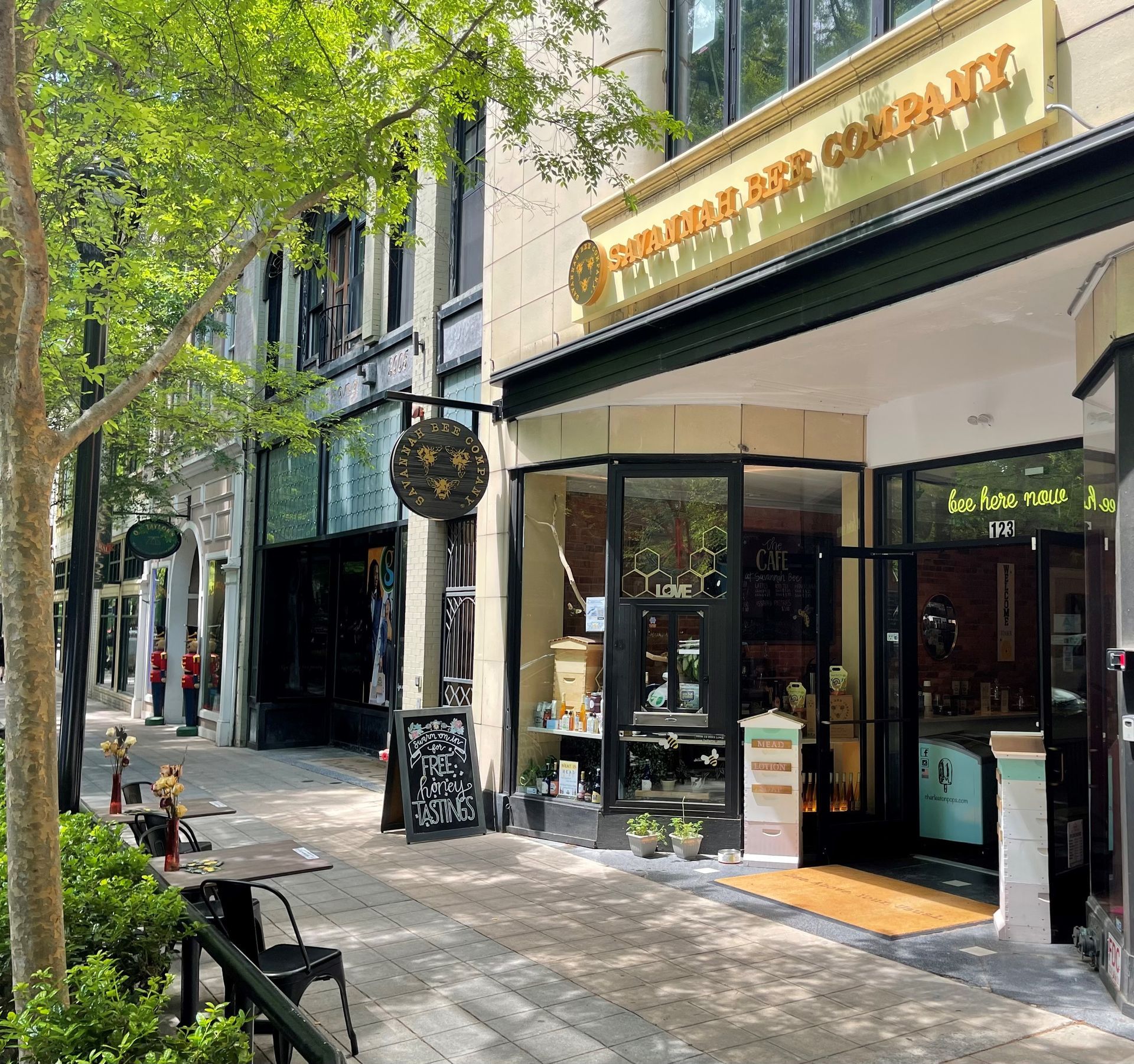 A building with a sign that says ' special diet company ' on it