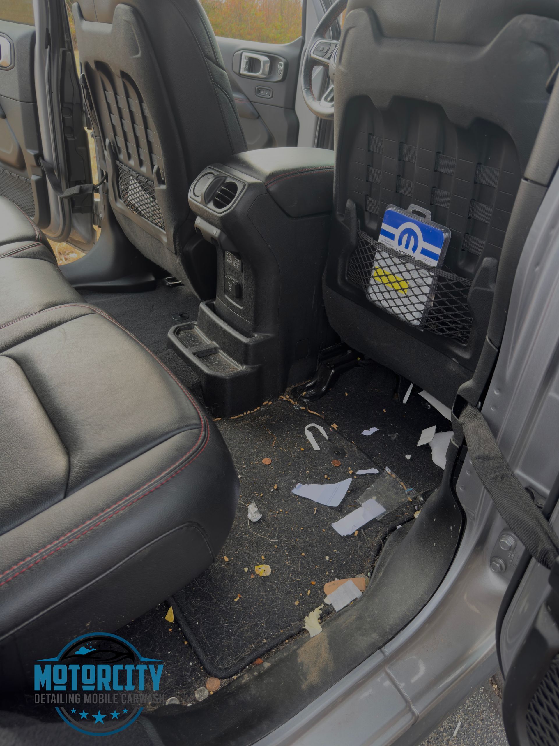 Interior Detailing Before