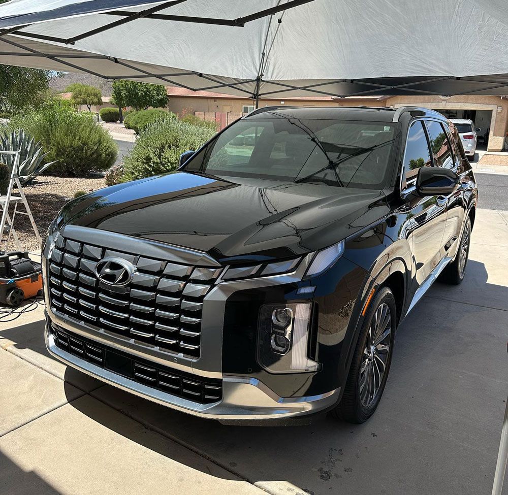 Black Hyundai Car - Marana, AZ - Blue Agave Detailing