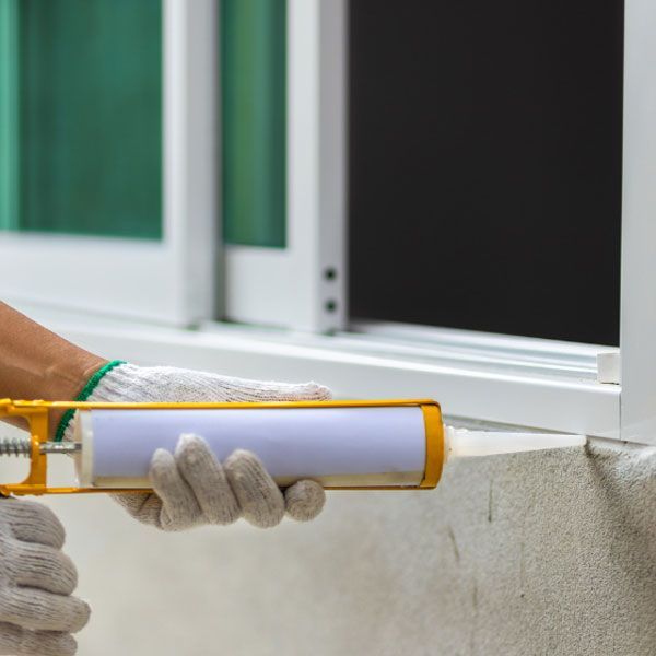 caulking windows