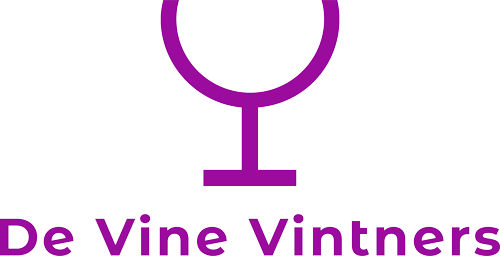 Purple wine glass above 