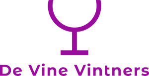 Purple wine glass above