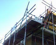 Commercial scaffolding work