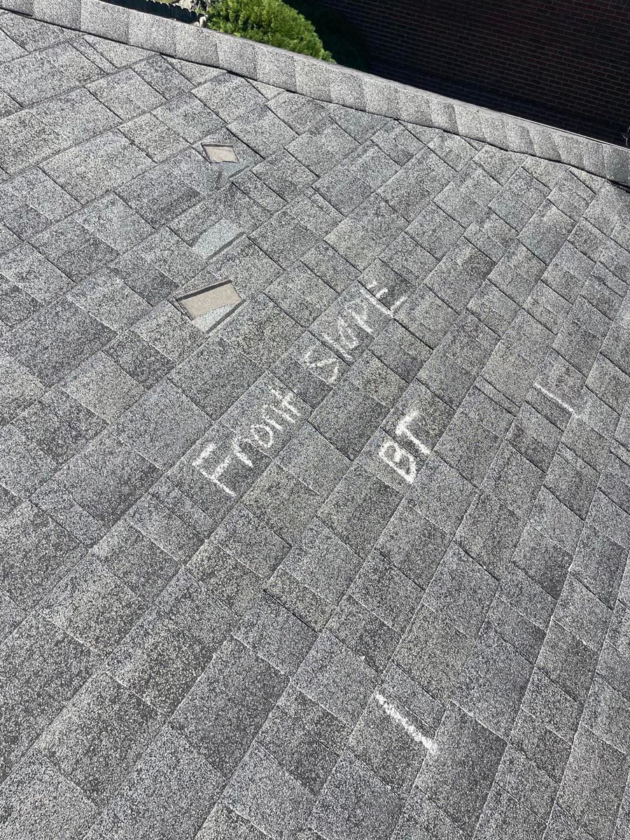 roof that has had an inspection for storm damage. signs you may need roof repair