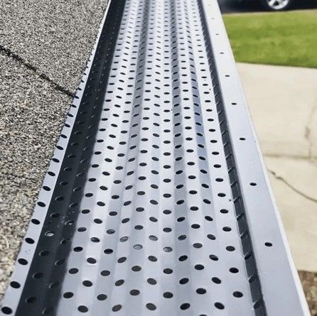 gutter guard install