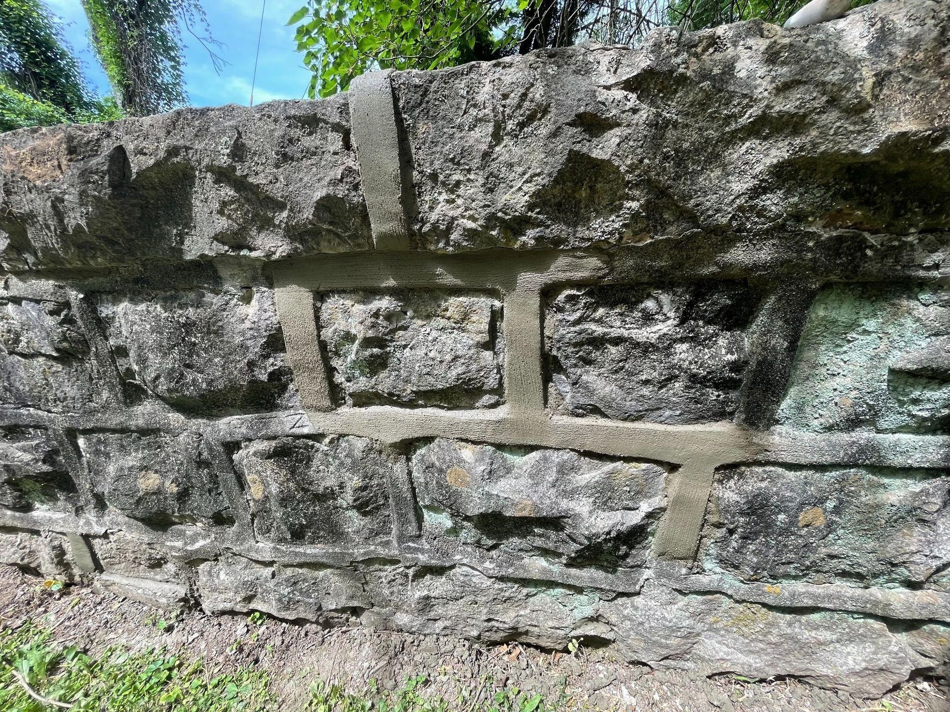 exterior stone wall repair