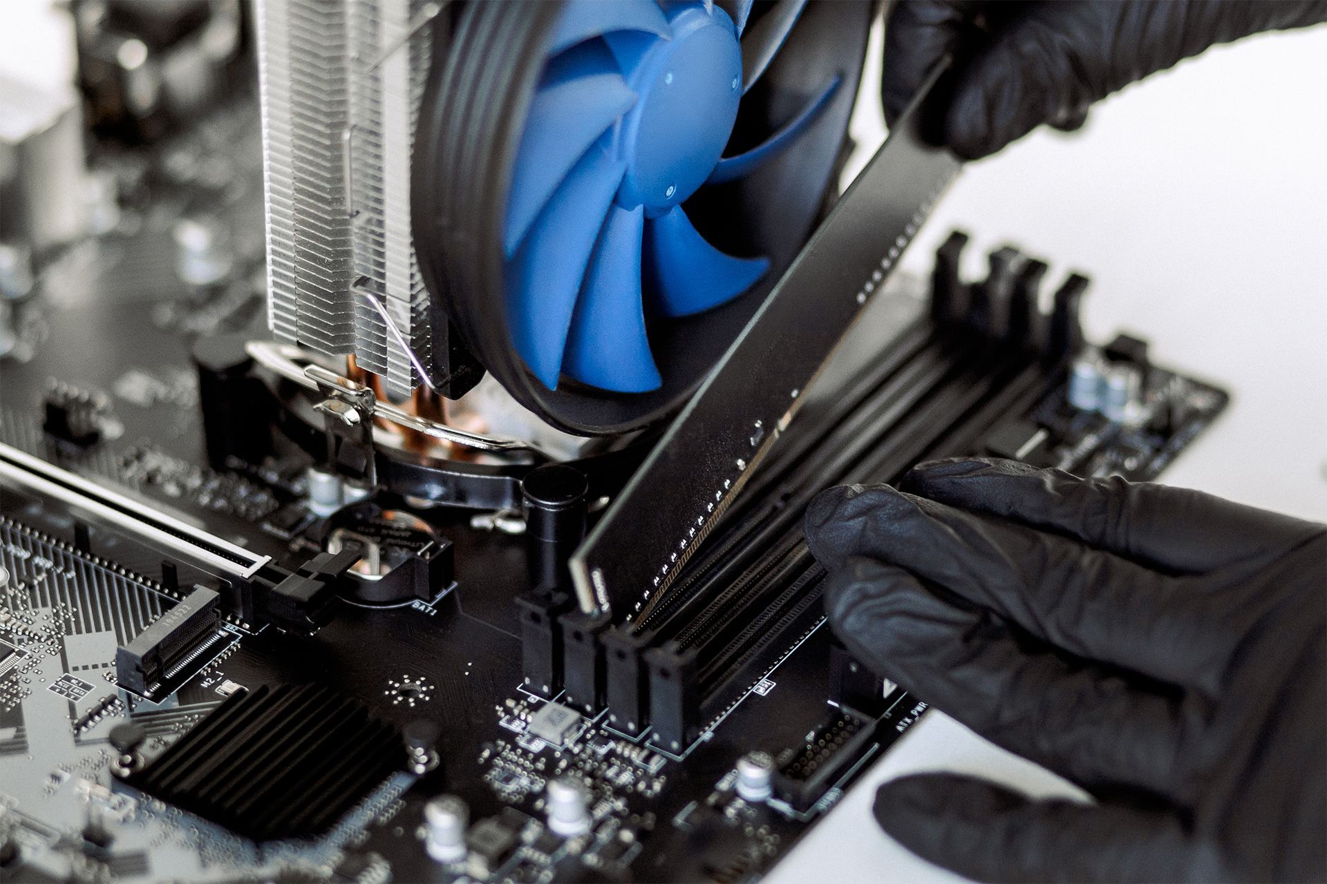 installing ram on motherboard