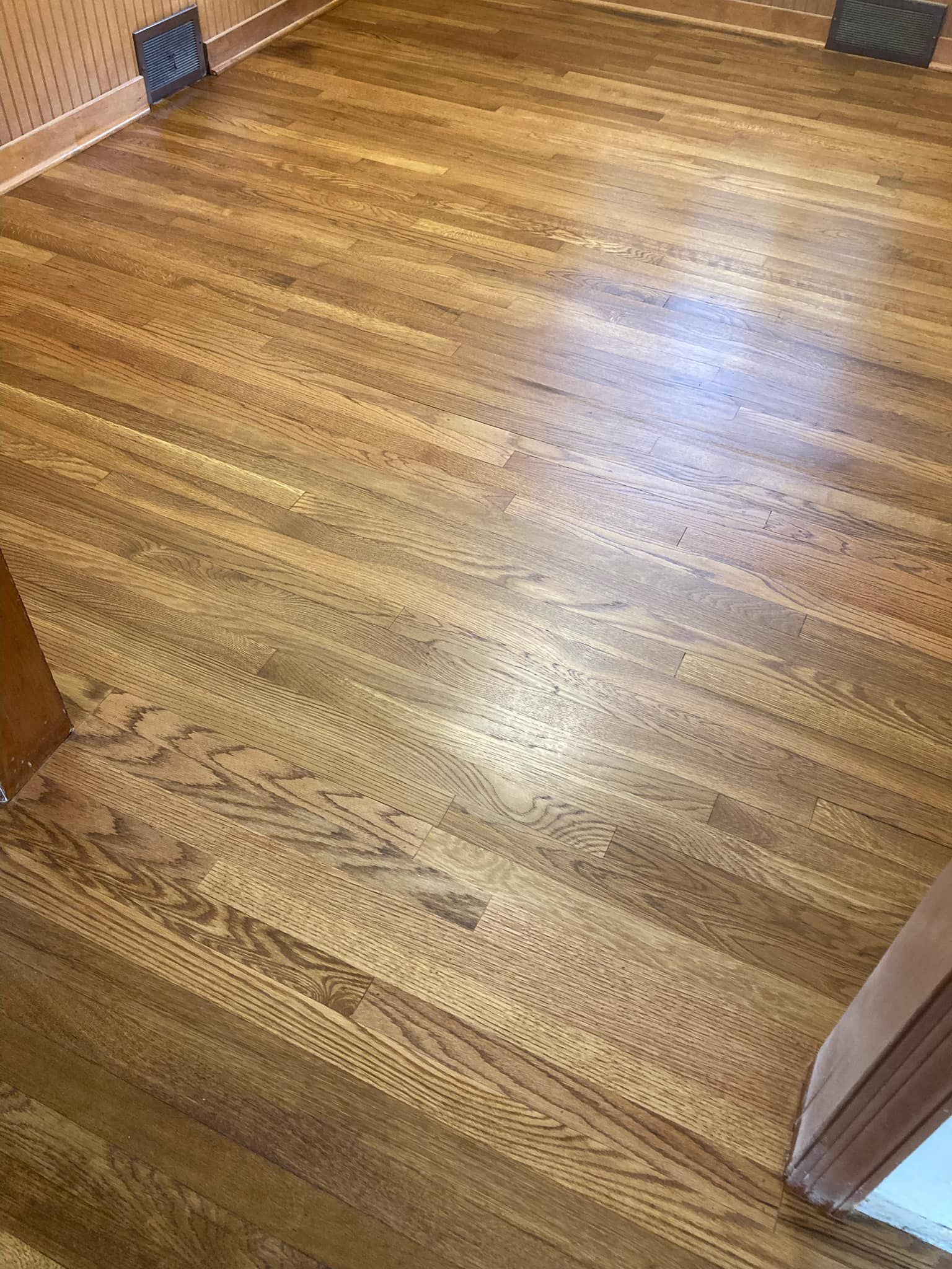 Installing Floor | Beaver Falls, PA | Alexander's Hardwood Floors