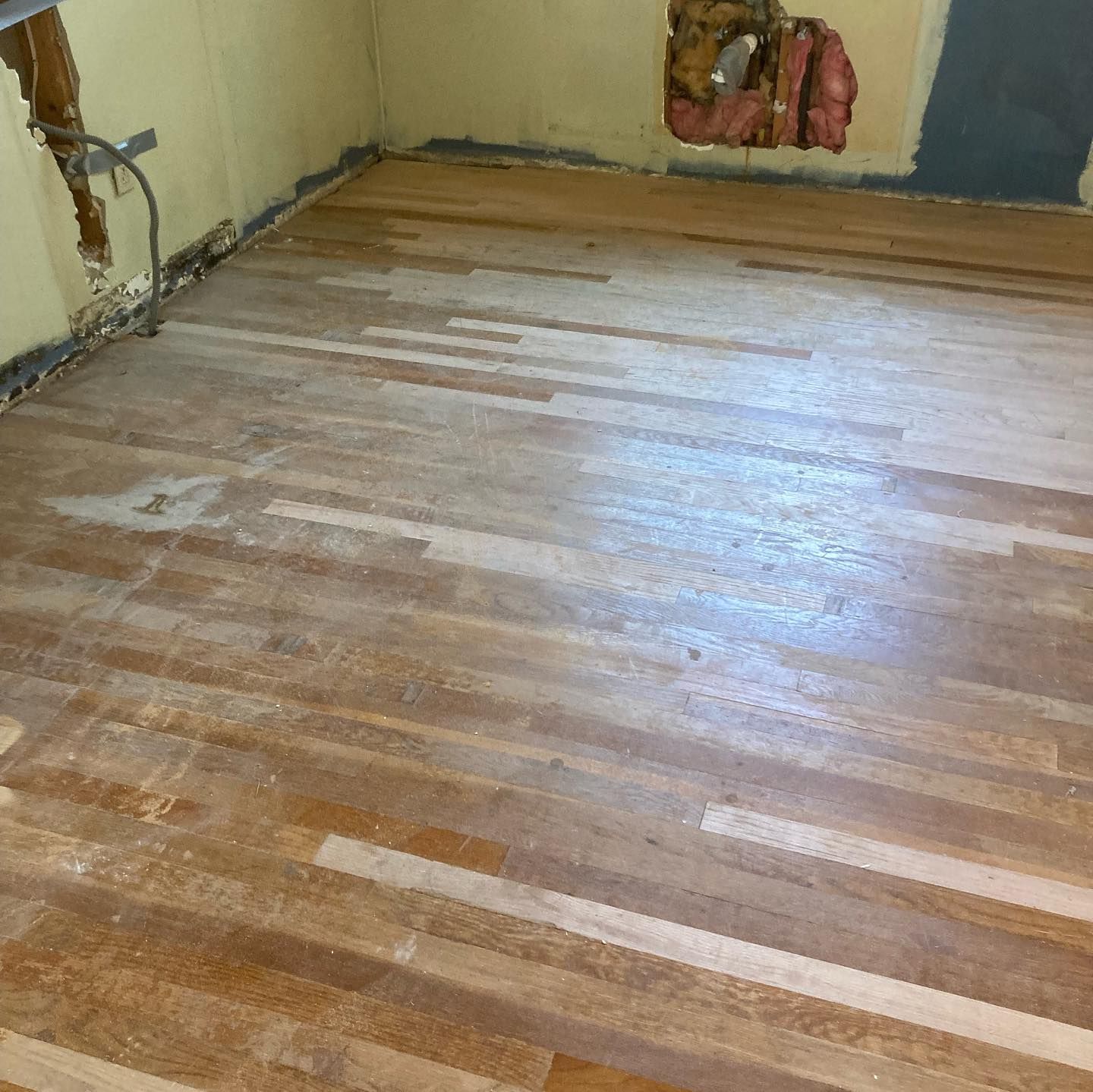 Before Old Floor | Beaver Falls, PA | Alexander's Hardwood Floors