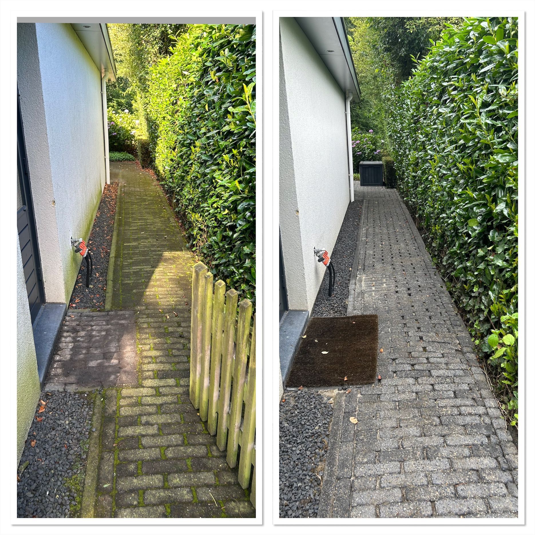 gevelreiniging van woning in Zwolle voor een frisse en schone uitstraling