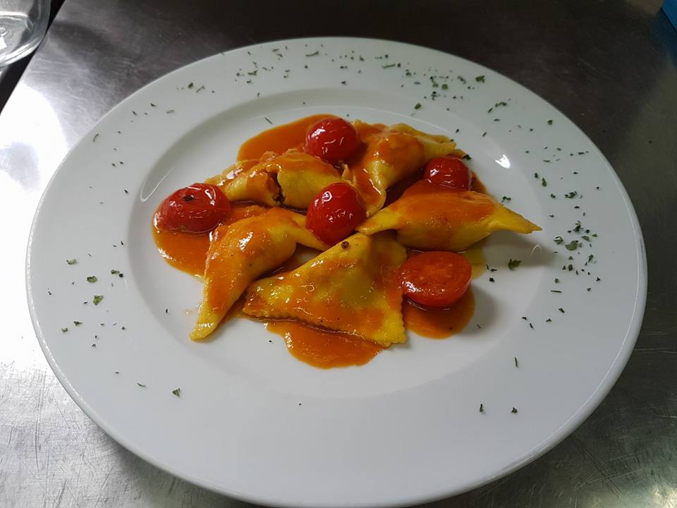 ravioli ripieni di pesce