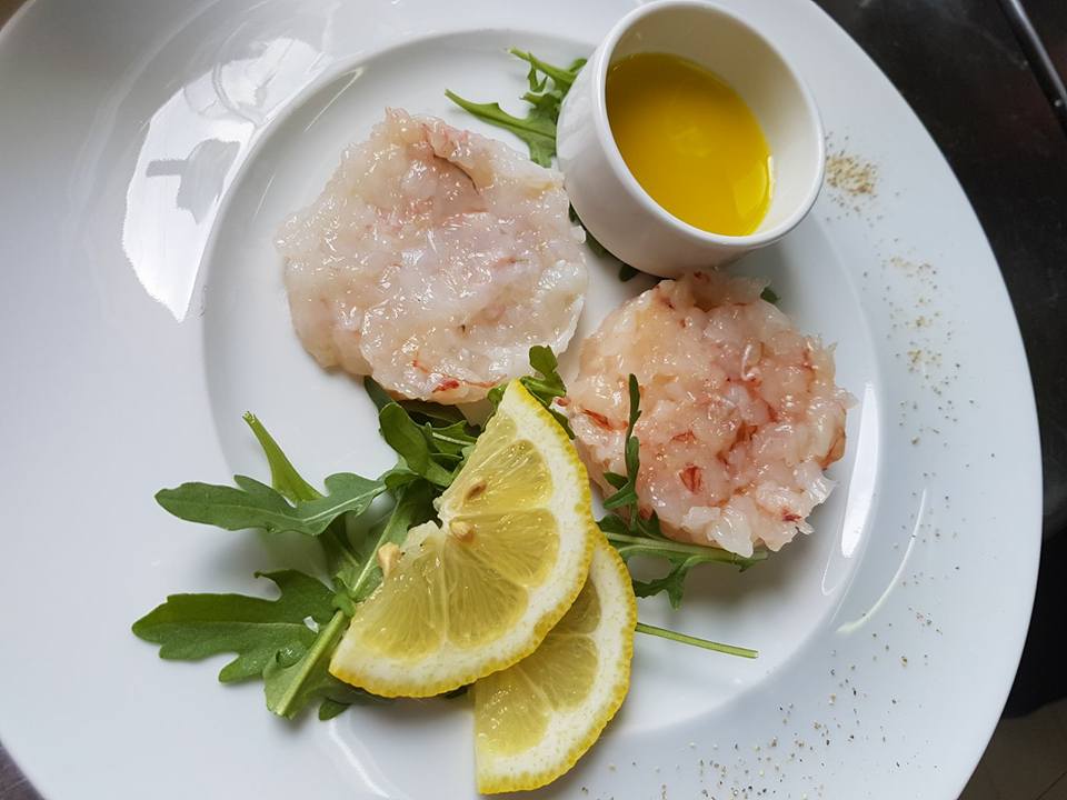 tartare di pesce fresco