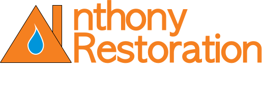 anthony restoration water fire mold experts logo loudoun white