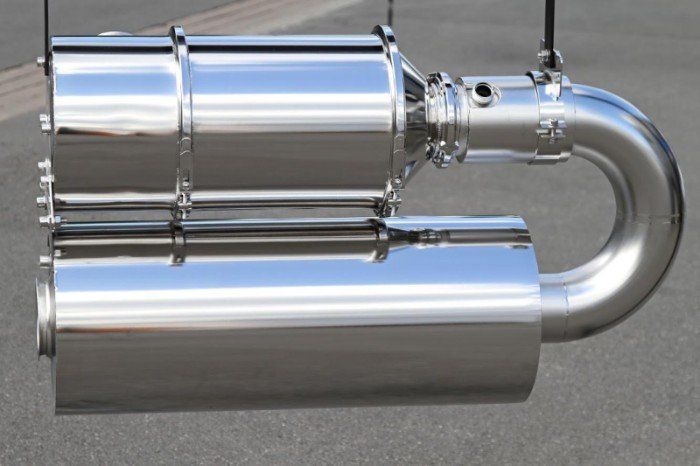 Mufflers — Shiny Silver Muffler in San Diego, CA